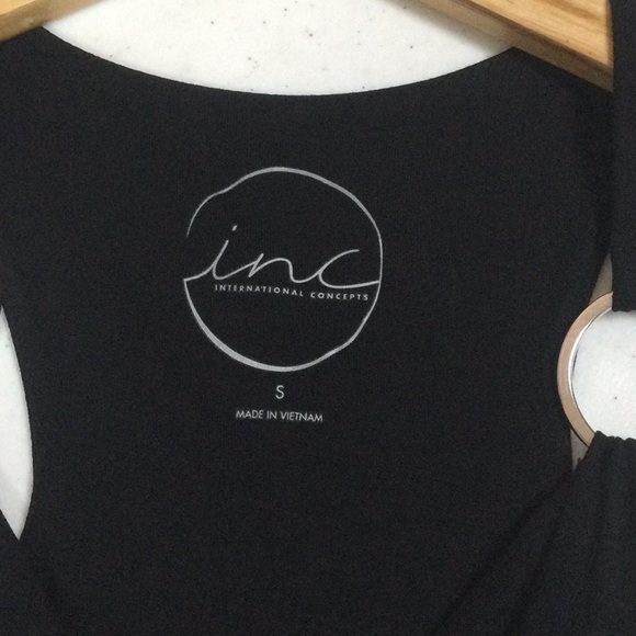NWT Black S INC International Concepts Dress - Picture 5 of 9